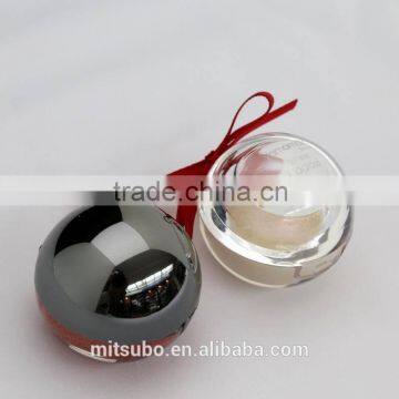 Shiny Ball Shape Lip Balm Lip Gloss OEM make your own lip gloss