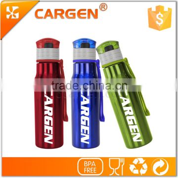 Flip Lid Stainless Steel Straw Sport Water Bottle photo-2