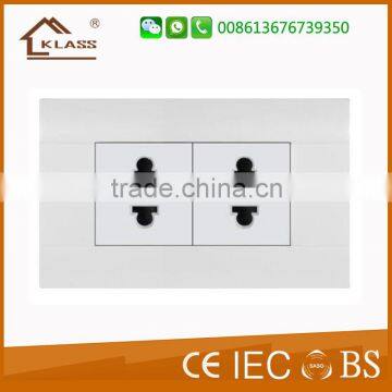 10A Twin/Double Two Pin Universal Socket