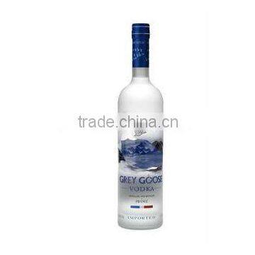 750ml glass bottle for vodka