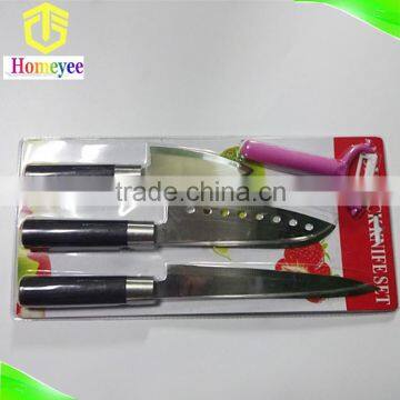 4pcs pp handle Japanese Kitchen knife set