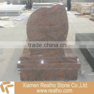 latest cheap price pink granite tombstone