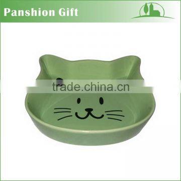 2015 new ceramic cat plate