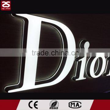 LED illumiated signage led acrylic sign face lighted channel letter