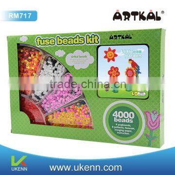 Non-toxic plastic LITTLE GARDEN hama beads games