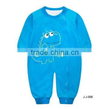 Long sleeve OEM service baby romper animal