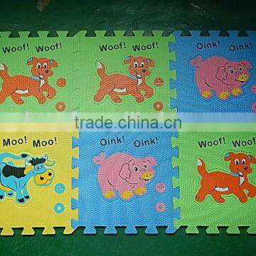 Eva cute animal puzzle mat