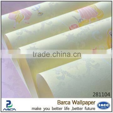 interior non-woven wallpaper for child decoration room