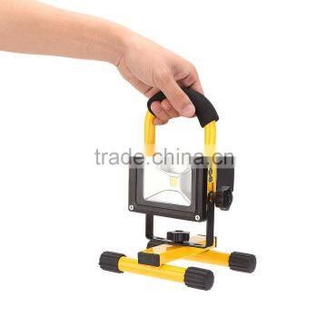 Colorful Rechargeable portable LED flood light 10w 20w 30w 50w with Li-Battery