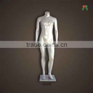 2013 Fashion male mannequin for display plus size fiberglass male dummy doll mannequin supplier HZ-070