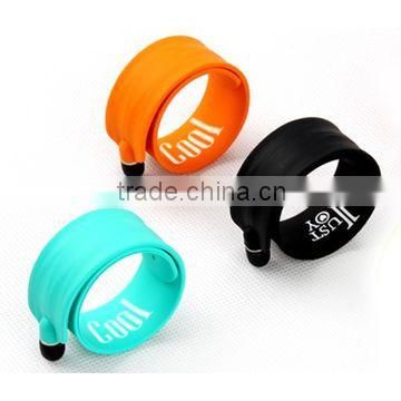 Wholesale Price Silicone Touch Screen Pen Bracelet for Mobile Phone