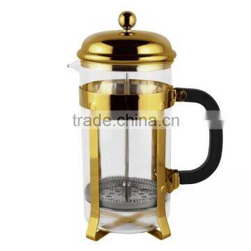 1000ml Borosilicate Glass Cafetiere French Press