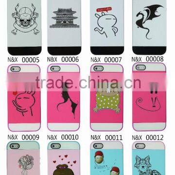 Printable colorful plastic mobile phone case for iphone5,plastic injection mould