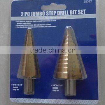 HSS Step Drill Set 2pcs