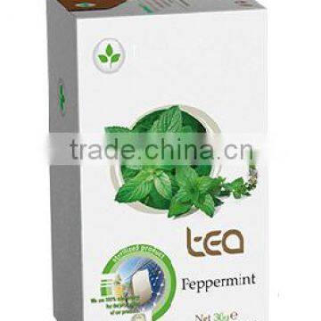 Natural Herbal Peppermint Tea. Private Label Available. Made in EU.