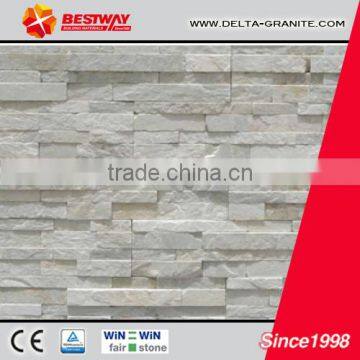 white marble cultured stone