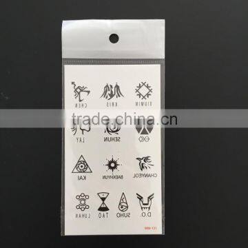 WM131--Temporary Small Symbol Tattoo Sticker