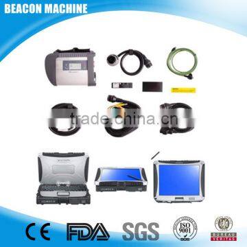 BEACON Auto car diagnostic scanner MB Star sd c4 with Panasonic military laptop CF-19 software version