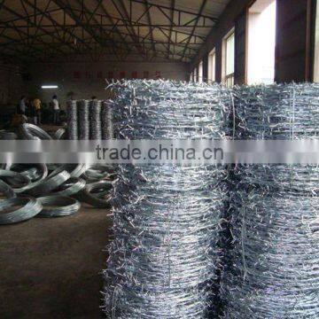 Anping double strand barbed wire low price per ton