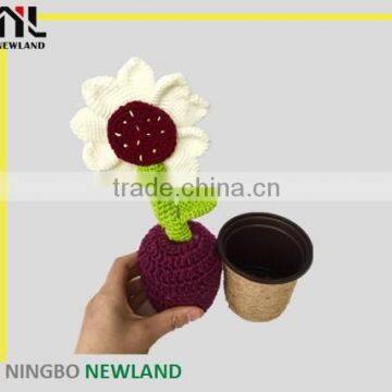 China creative selling handmade wool flower