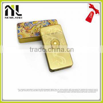 2015 Metal popular flameless custom usb electric lighter