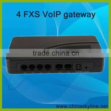 VoIP equipment for 4 FXS VoIP Gateway