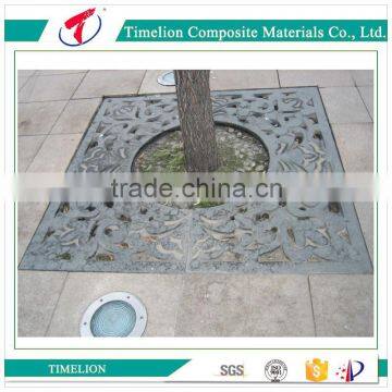 decorative frp bmc metal tree grating