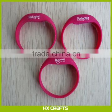 2016 Factory Price Promotional Party/Event/Concert Outdoor Running Motion/Sound Activated Custom Silicone Led Bracelet