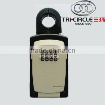 Wall mounted Key Storage Box with 4-digit wheel code