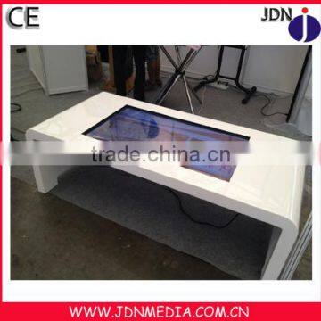 computer desk touch advertising player lcd screen touch advertising player table display network player