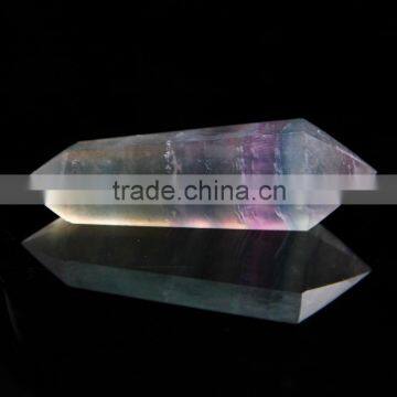 natural crystal fluorite wand