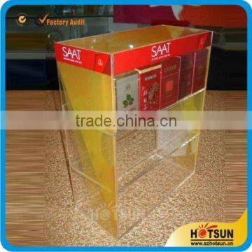 3 Tiers acrylic cigarette display box for retail stores