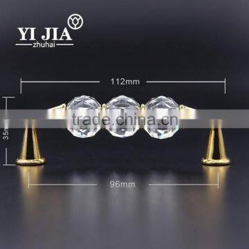 Exquisite Unique Furniture Hardware Dresser Cabinet Crystal Knob