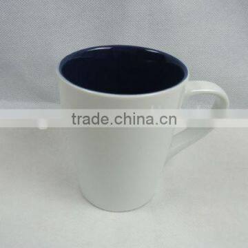 10oz ceramic black glazed coffee mug