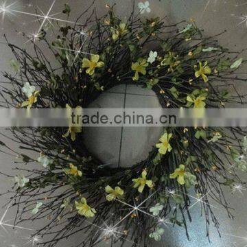 Artificial Flower Wreaths for Spring Decoration