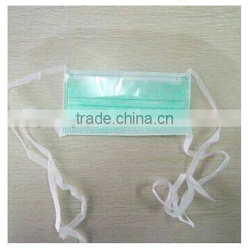 disposable non woven N95 face mask with tie