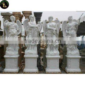 Hand carved marble four seasons maidens statue