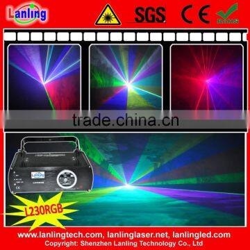 RGB multi color laser dj light show