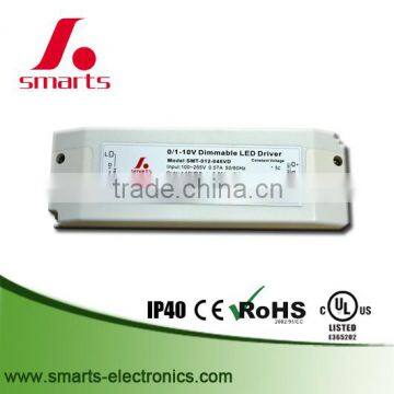 UL listed 48w 0-10v/1-10v 10v pwm (3 in 1) dimmable driver