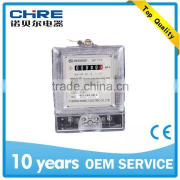 DDS8825-B Transparent panel two wire single phase electronic meter CHRE China Factory