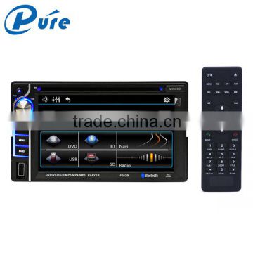 6.2 Inch Touch Screen Double Din Car Stereo Radio TV Player Car DVD Player