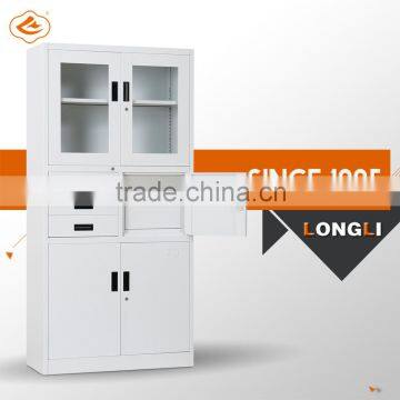 Steel KD Furniture Metal Combination Cupboard With Drawers photo-5