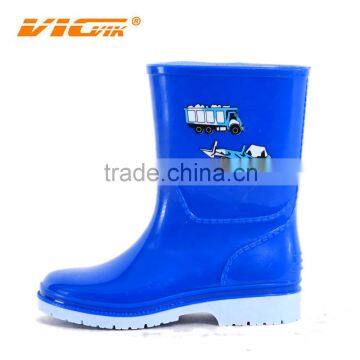 2015 fashionable cool kids rain boot clear plastic boots for rain