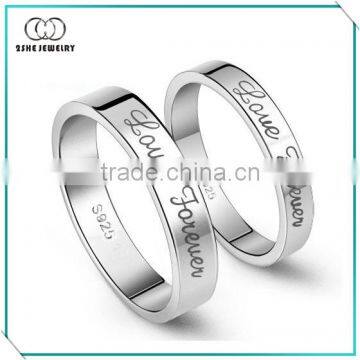 China supplier value 925 silver ring