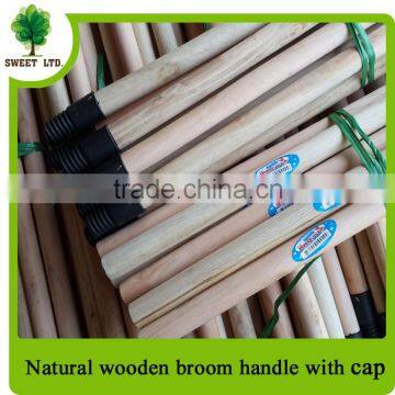 Straight long wood broom stick brush handle for floor cleaning tools