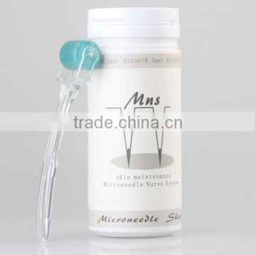 MNS 192 Titanium alloy needle derma roller,derma roller micro needle scar treatment.Microneedle Roller