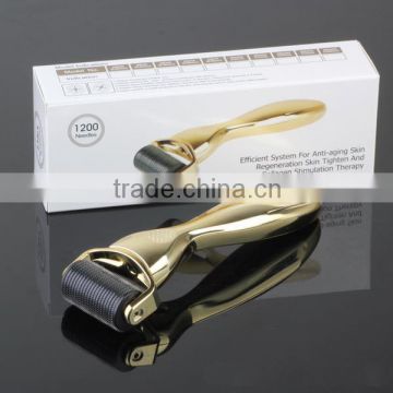 Factory wholesale 600&1200 needles Derma roller / body Dermaroller with replaceable heads DRS1200