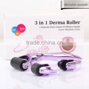 Manufacture Price New Spa Derma Roller 3 in 1 Dermaroller 1 mm Titanium photo-6