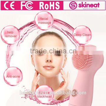 skineat Face Care Silicone Vibration ultrasonic cleanser face