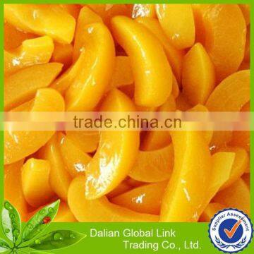 new crop Chinese canned yellow peach slice 12*820g